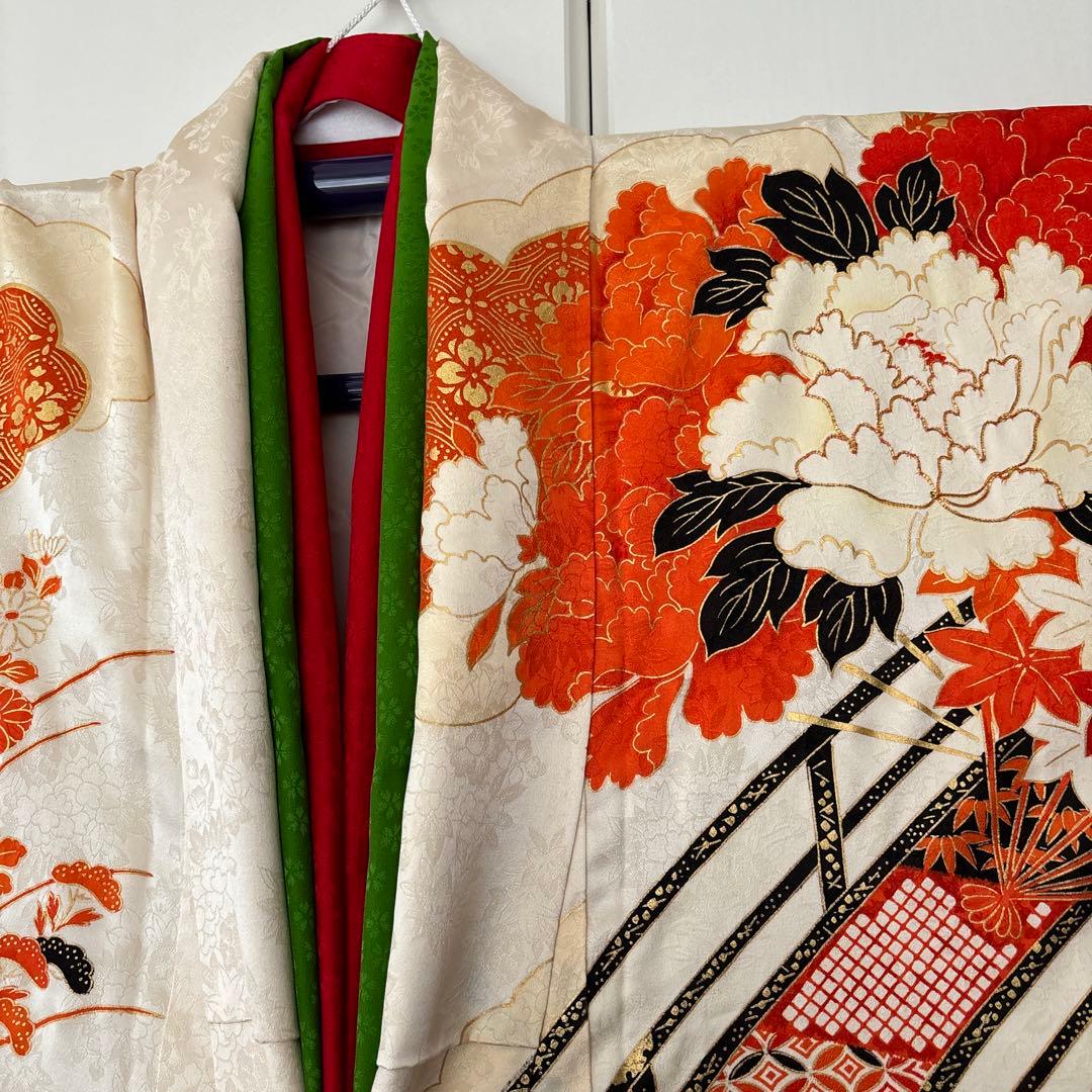 最終お値下げ　美品　京都　豪華　お振袖　手描き　金彩　成人式　卒業式