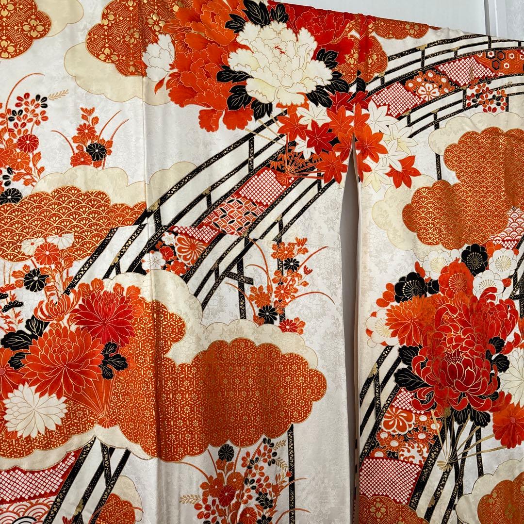 最終お値下げ　美品　京都　豪華　お振袖　手描き　金彩　成人式　卒業式