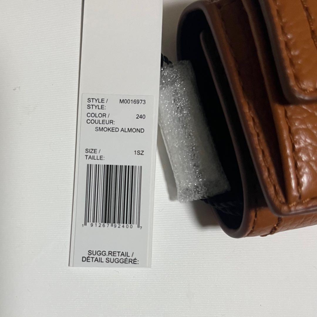 【新品未使用】MARC JACOBS 三つ折り財布　ブラウン