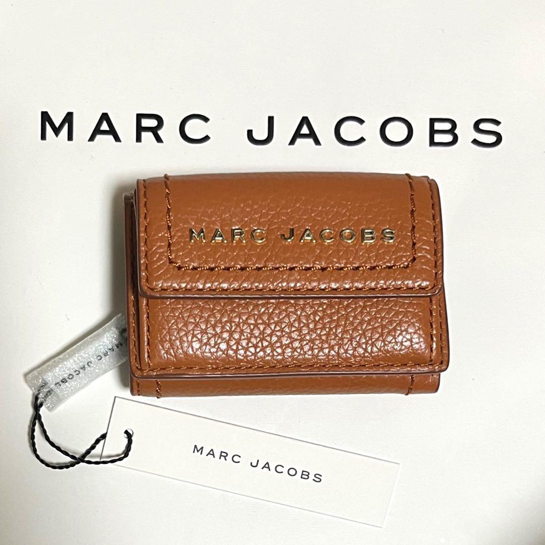 【新品未使用】MARC JACOBS 三つ折り財布　ブラウン