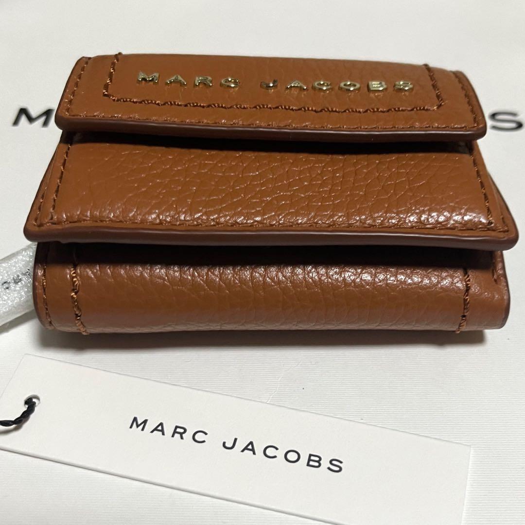 【新品未使用】MARC JACOBS 三つ折り財布　ブラウン