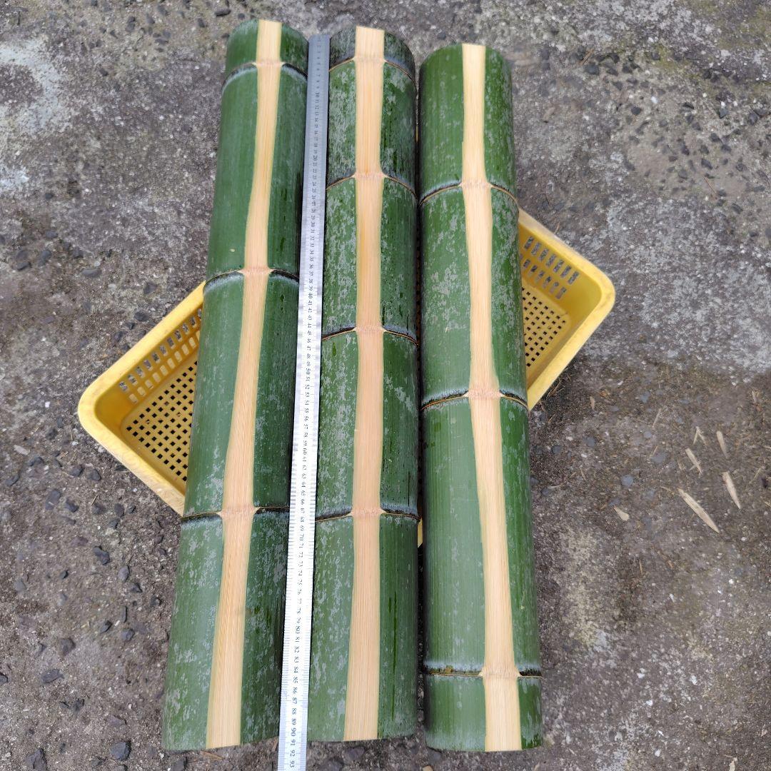 あんまん様「専用画面」　香川県産（孟宗竹）　大皿→３個　全長９０cm
