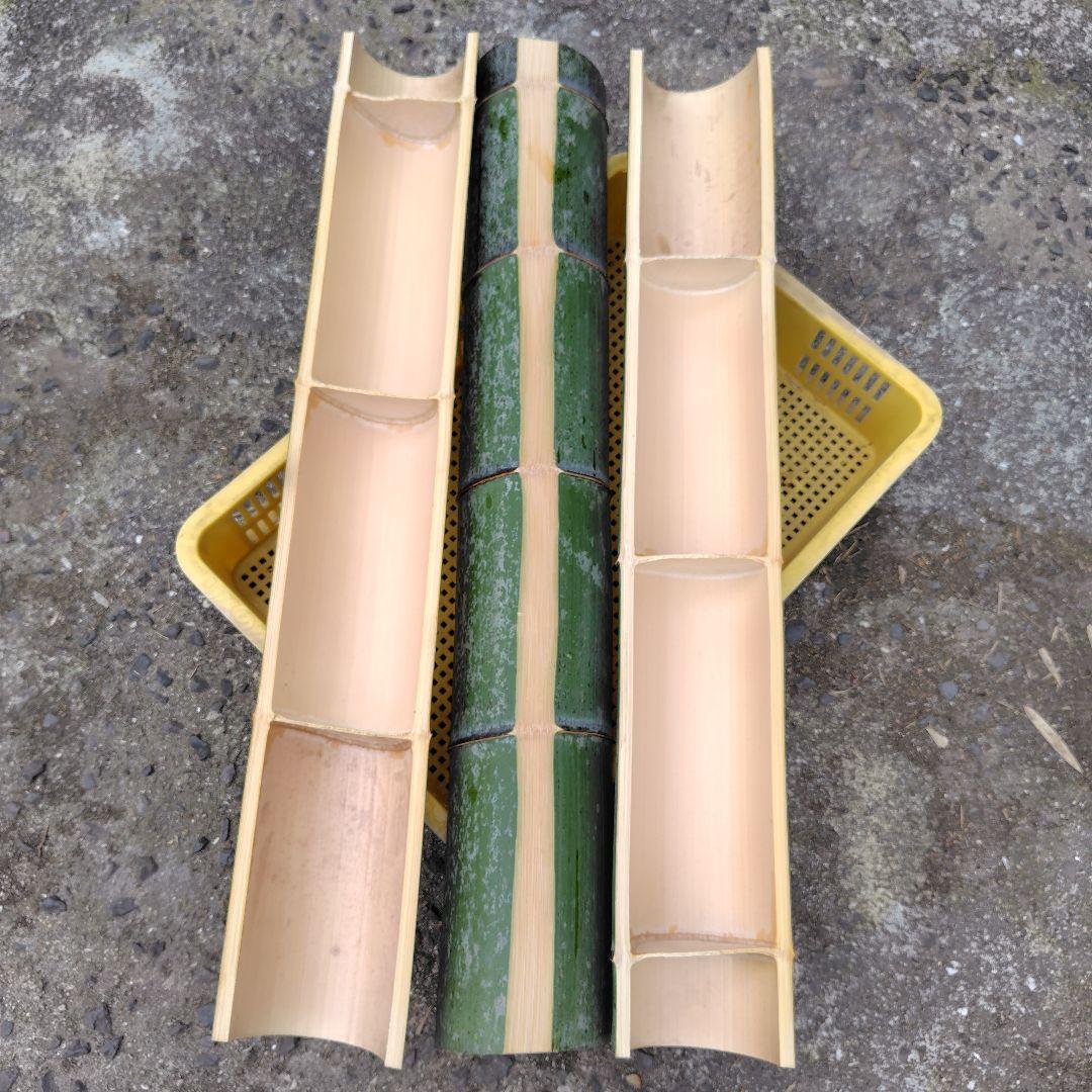 あんまん様「専用画面」　香川県産（孟宗竹）　大皿→３個　全長９０cm