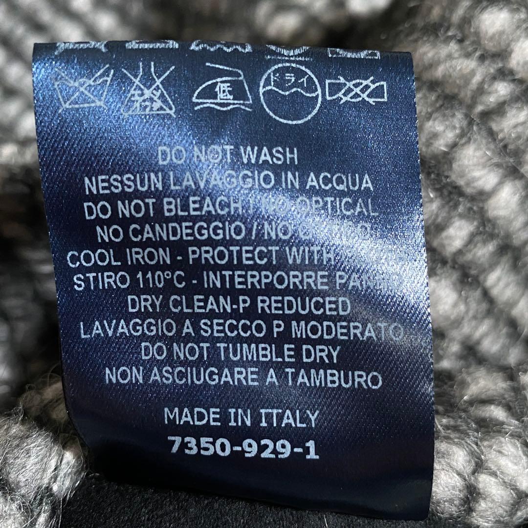 美品♡HERNO モヘヤウール シャギー 比翼ステンカラーコート 厚手生地