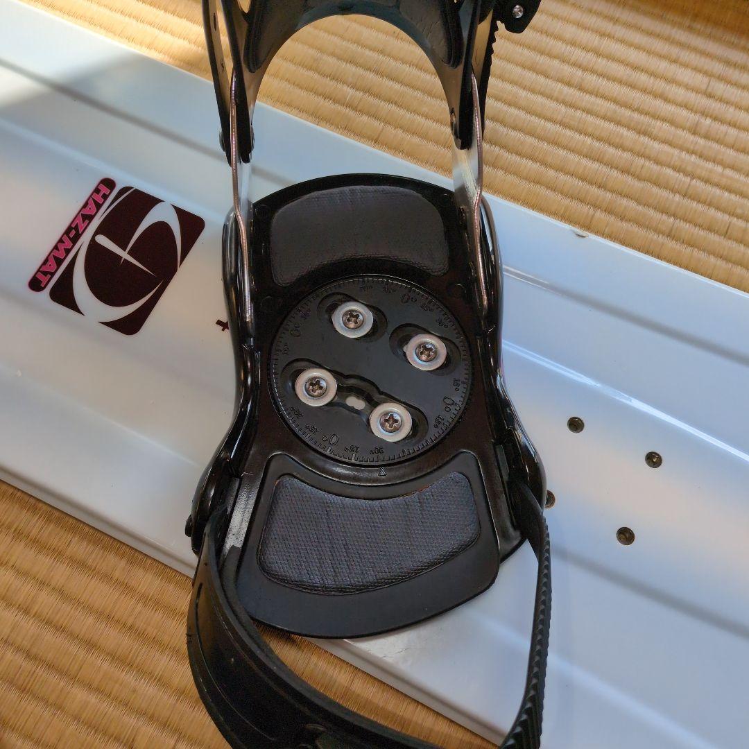 HAZMAT　スノーボード ホワイト ブルー　3点セット☆