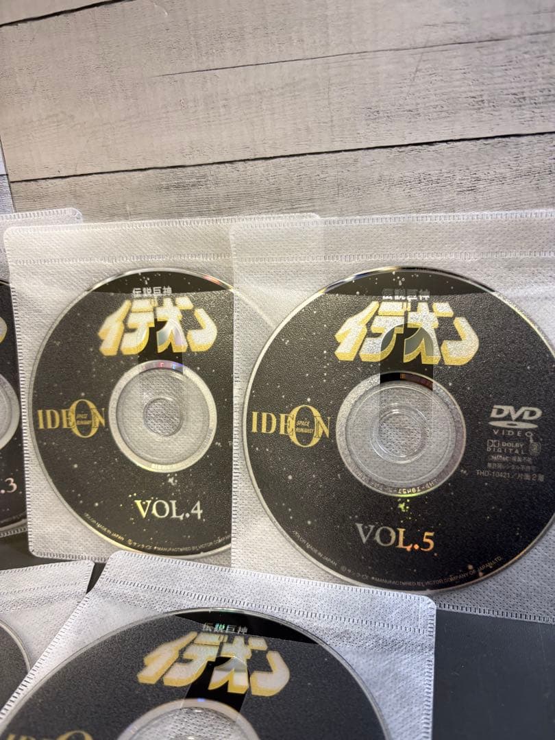 伝説巨神イデオン　DVD 10枚
