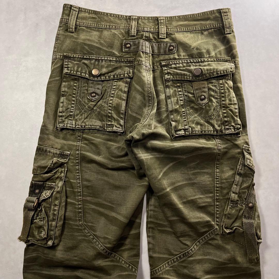 00s in the attic マルチポケット カーゴパンツ Y2K