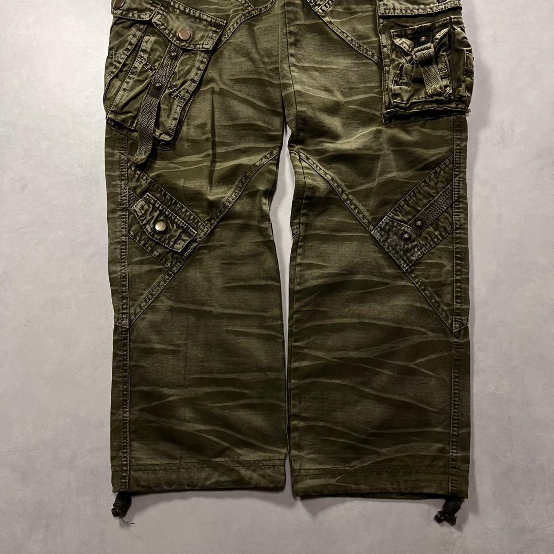 00s in the attic マルチポケット カーゴパンツ Y2K