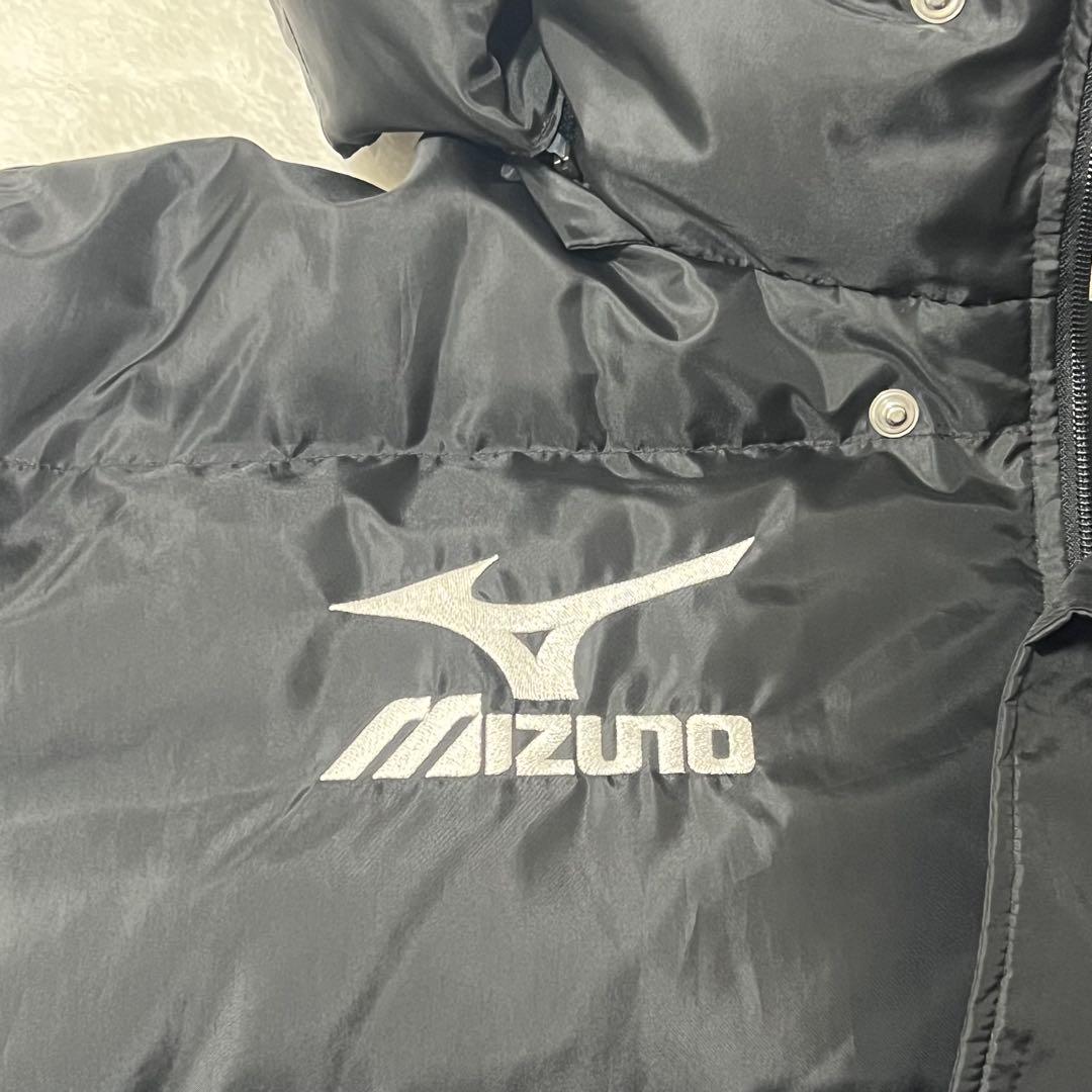 ミズノ　ダウン　ロング　ベンチコート　サーマルプラス　Oサイズ　ブラック