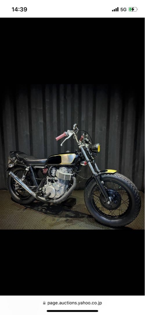 sr400 タンク　キャップなし