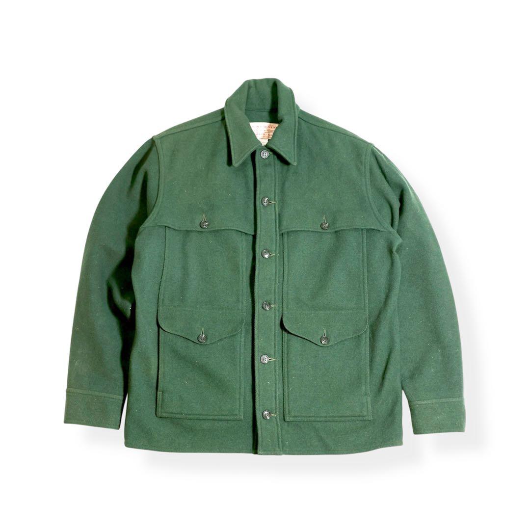 80s アメリカ製 フィルソン マッキーノクルーザー オリーブグリーン ウール