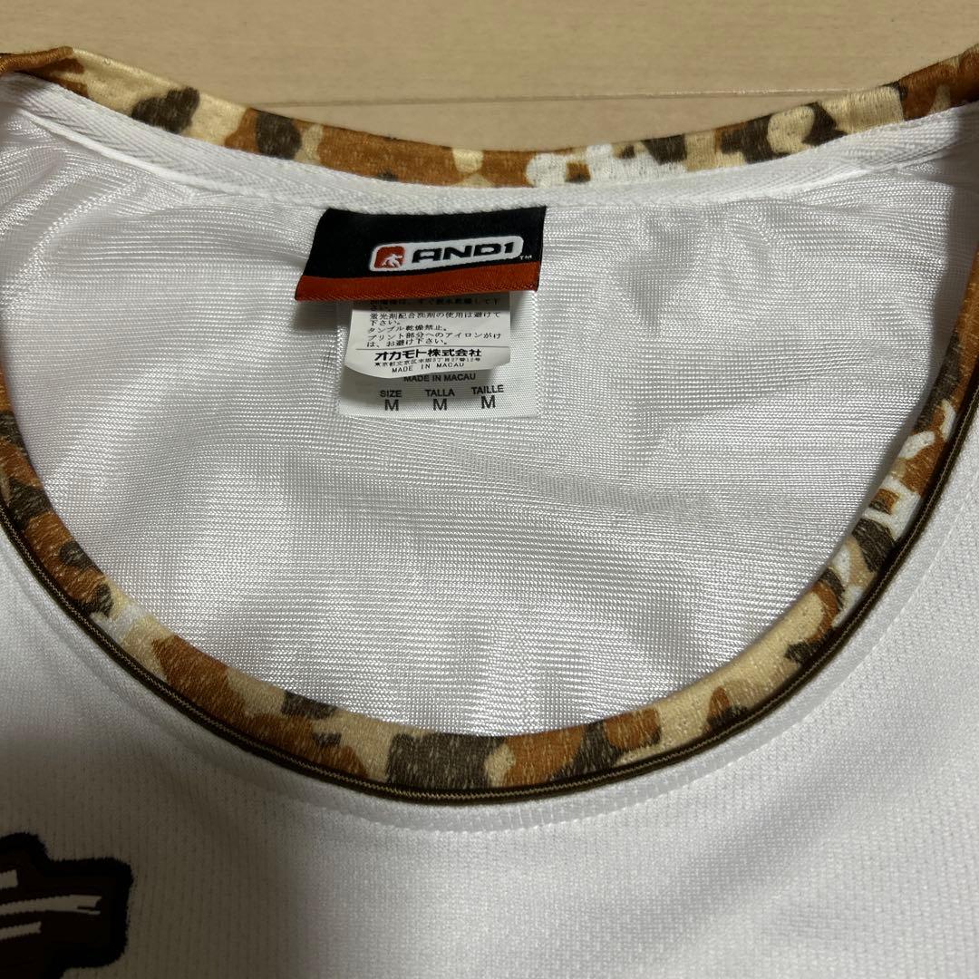 AND1 ミックステープツアー　直筆サイン入りユニフォーム