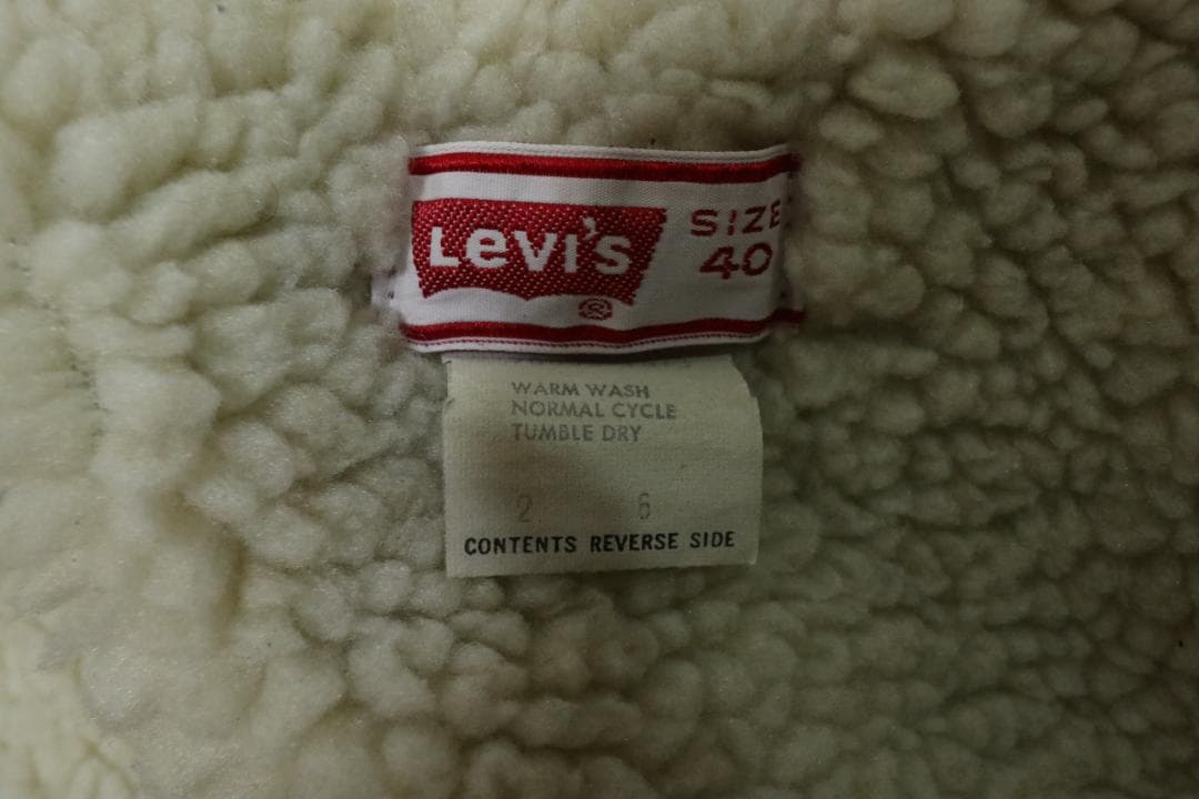 Levi's 70s USA製 コーデュロイボアジャケット 40 ■25H26