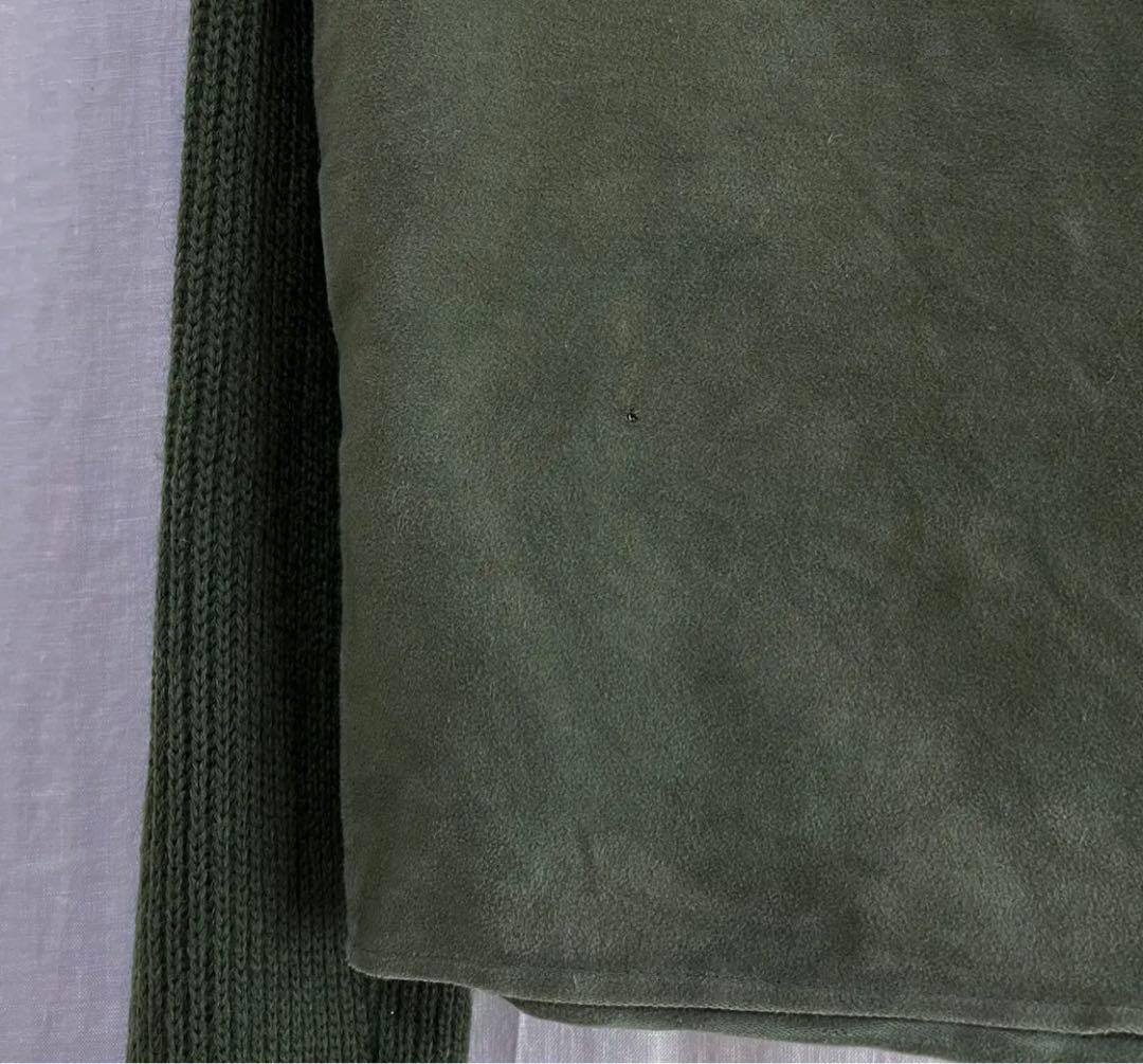 60s フレンチヴィンテージ ニット ムートン サーヴァントジャケット