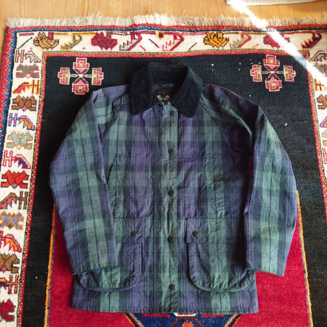 BARBOUR ブラックウォッチ オイルドジャケット 10 オールドバブアー