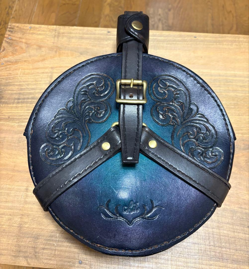 millioコンパクトフライパン22cm✖️chii-craft製本革ケース