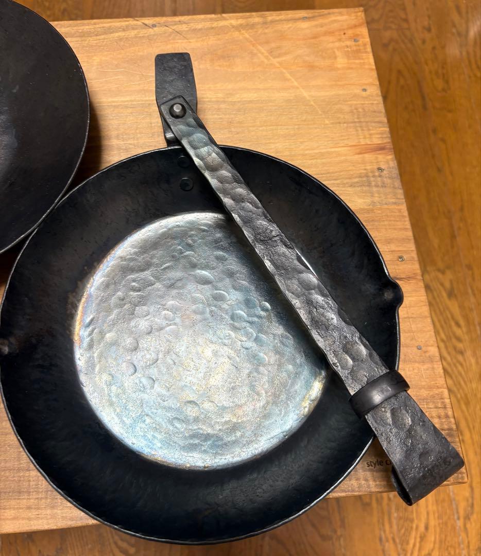 millioコンパクトフライパン22cm✖️chii-craft製本革ケース