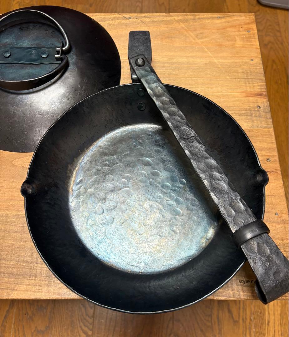 millioコンパクトフライパン22cm✖️chii-craft製本革ケース