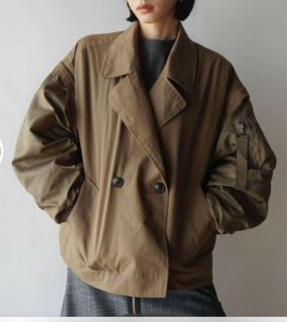 ラディエイト MA-1スリーブビッグカラージャケット新品未使用　ラシュッド