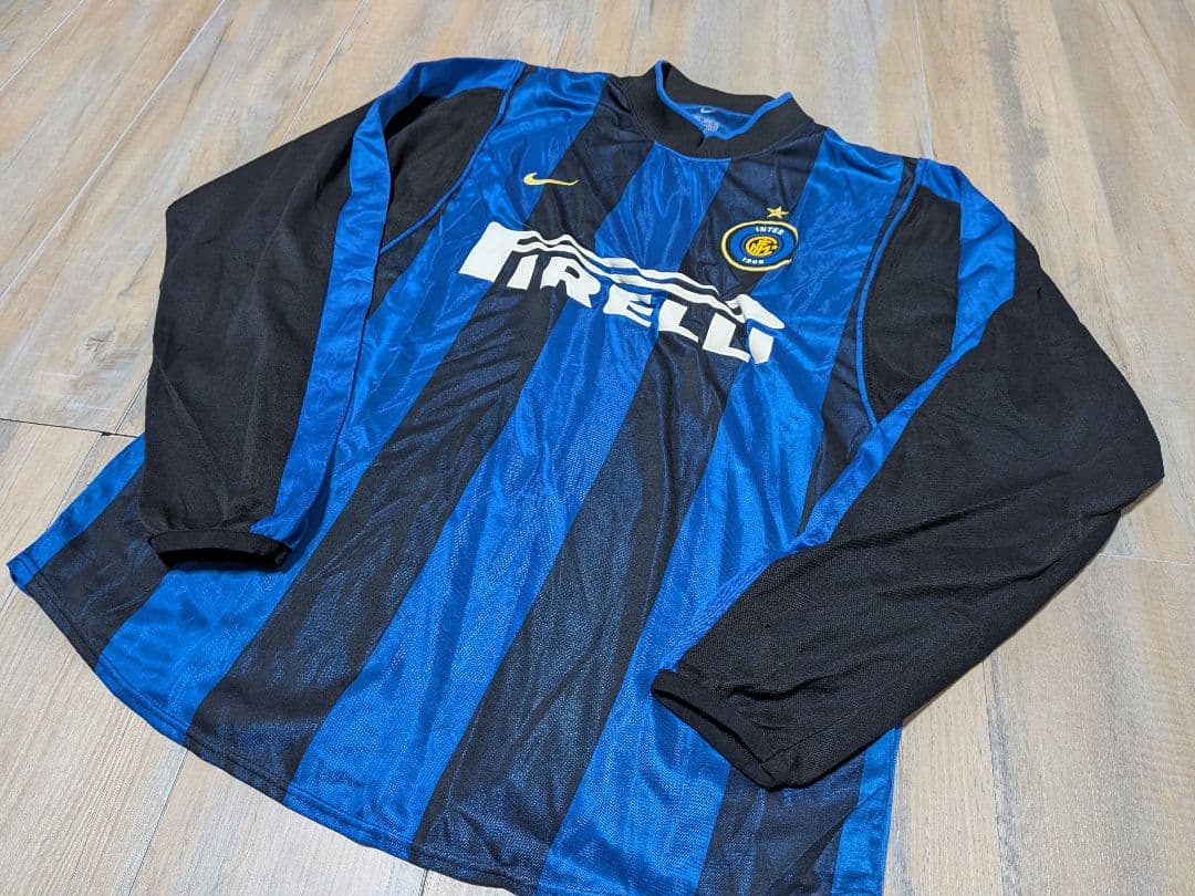 NIKE UK製 インテル ナイキ サッカーユニフォーム 長袖 正規品 L