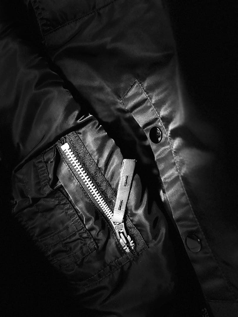 ALPHA アルファ社製　N-3B 日本規格　ジャパンフィット　スリムフィット黒