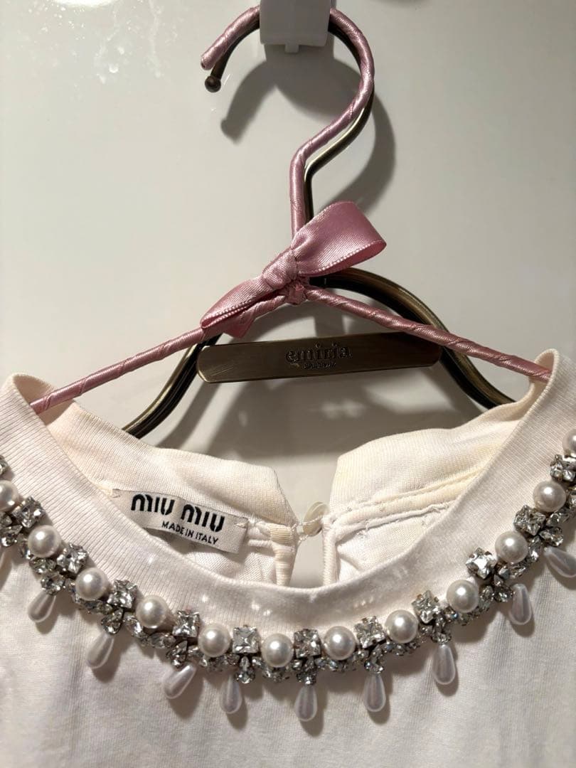 MIUMIU ビジューTシャツ