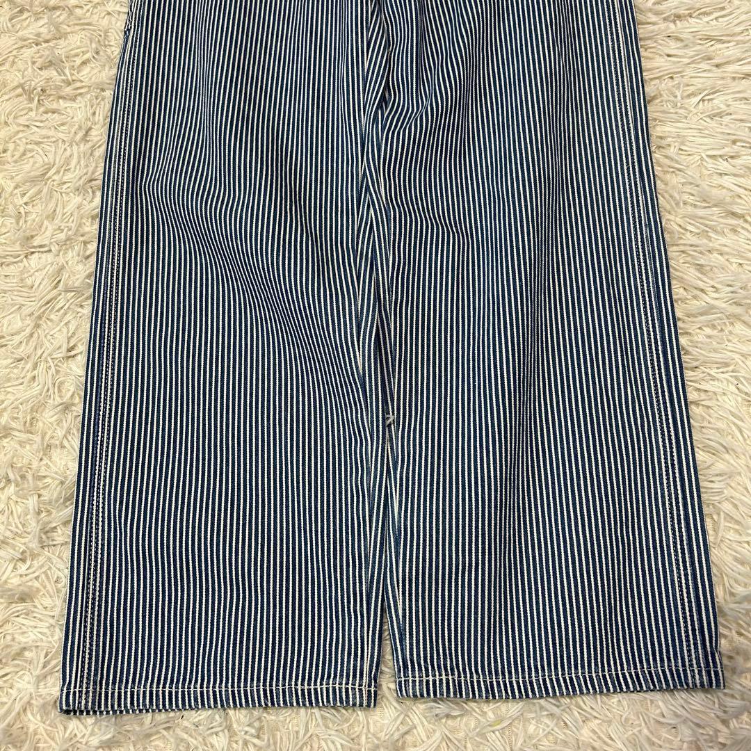 【美品】Lee LL6288 ヒッコリー デニム ペインターパンツ サイズXS