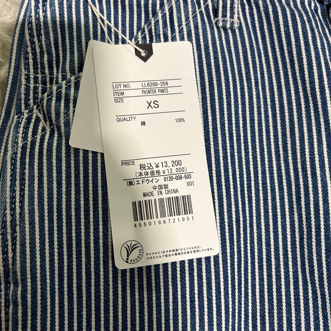【美品】Lee LL6288 ヒッコリー デニム ペインターパンツ サイズXS