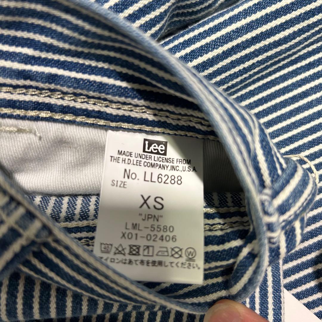 【美品】Lee LL6288 ヒッコリー デニム ペインターパンツ サイズXS