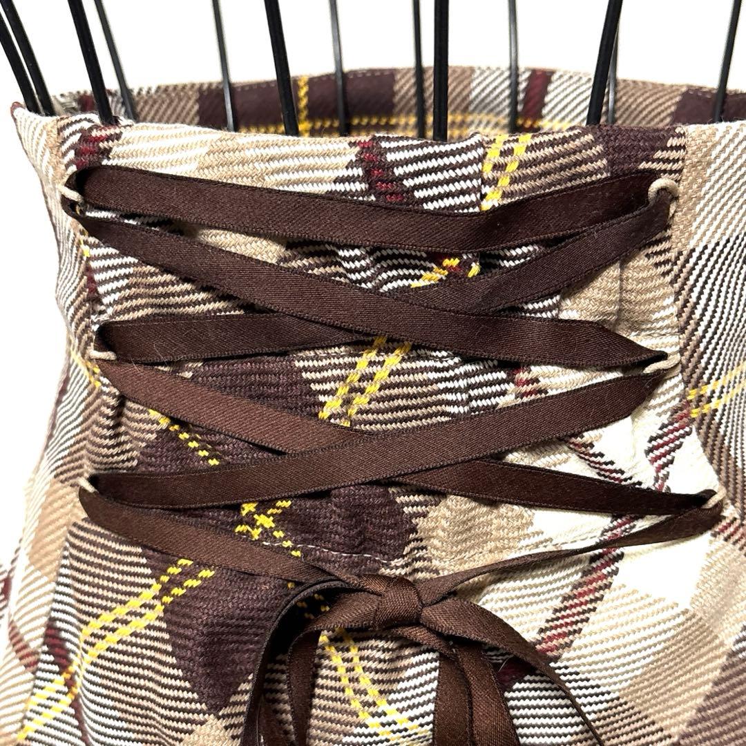 ミシェルマカロン フレアチェックスカート