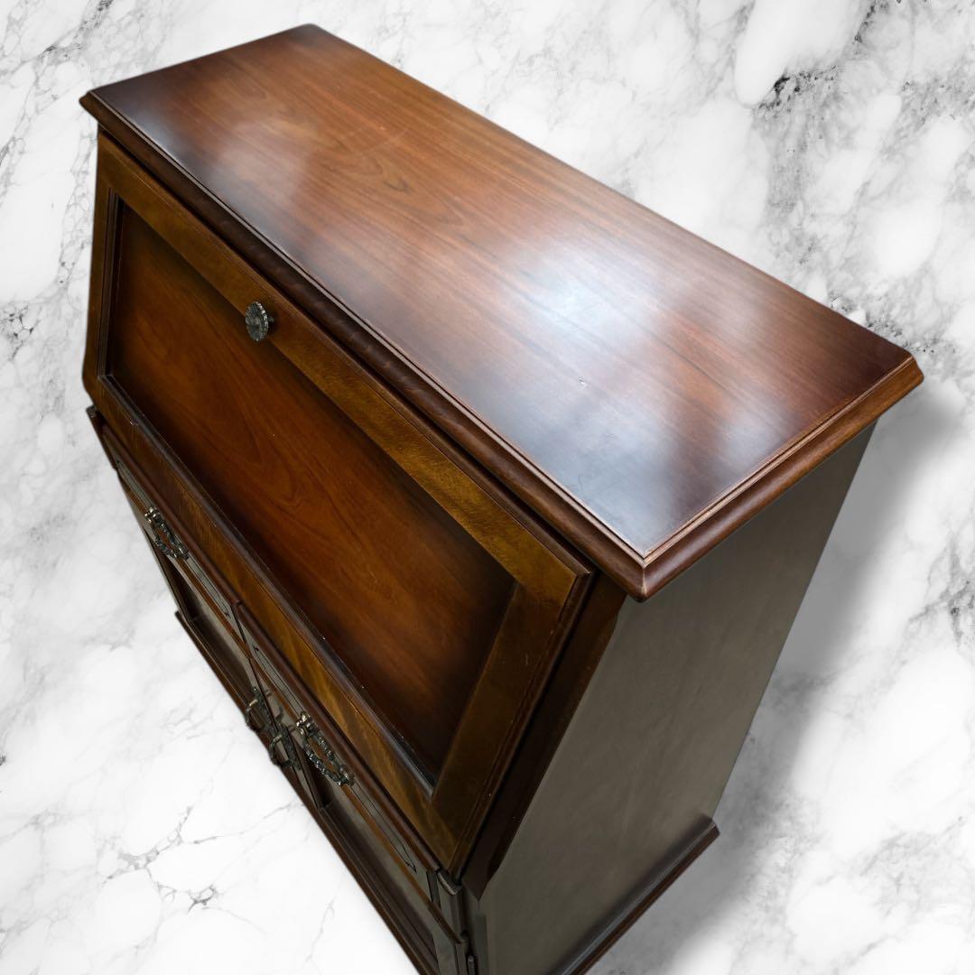 Karimoku カリモク ライティングディスク ダークブラウン コロニアル