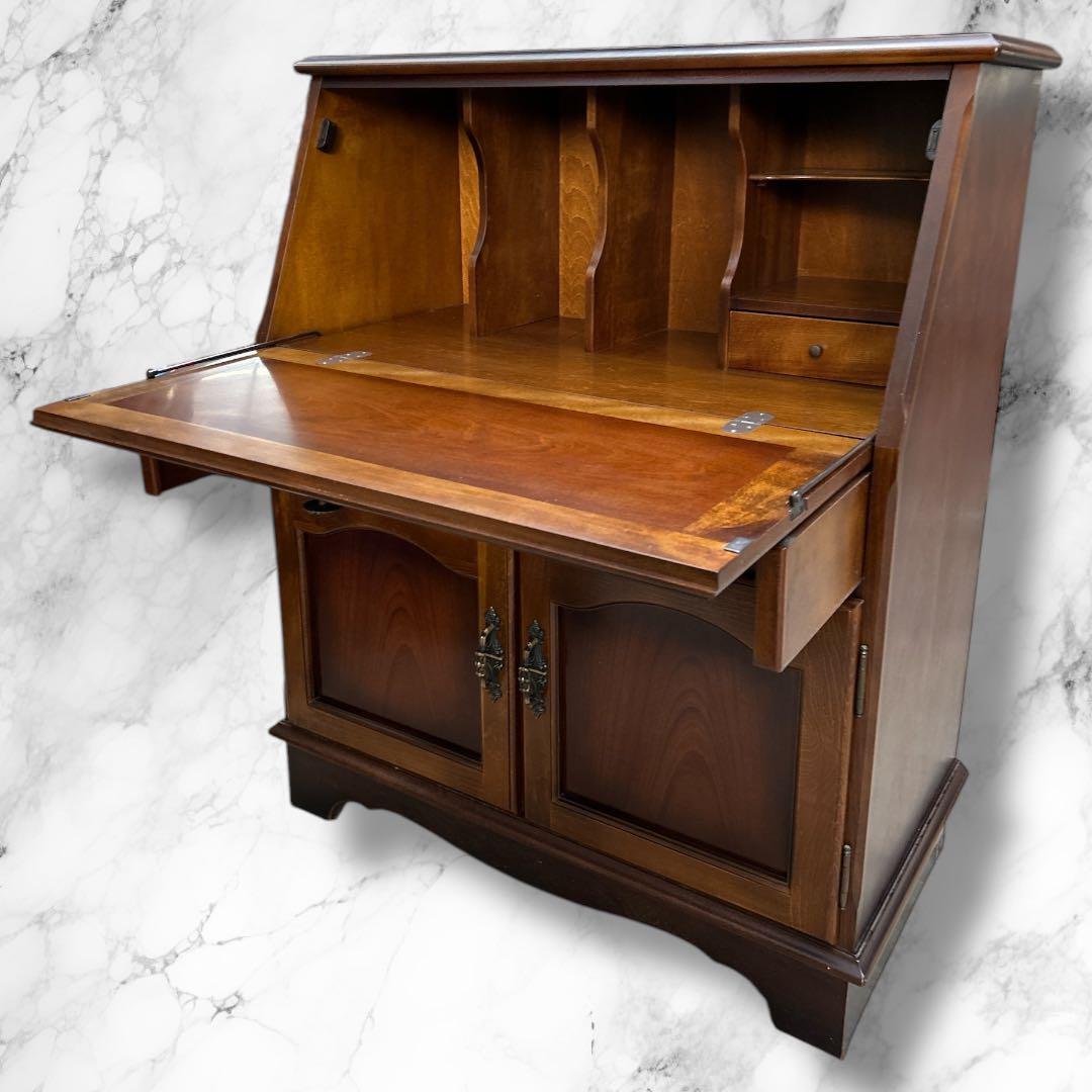 Karimoku カリモク ライティングディスク ダークブラウン コロニアル