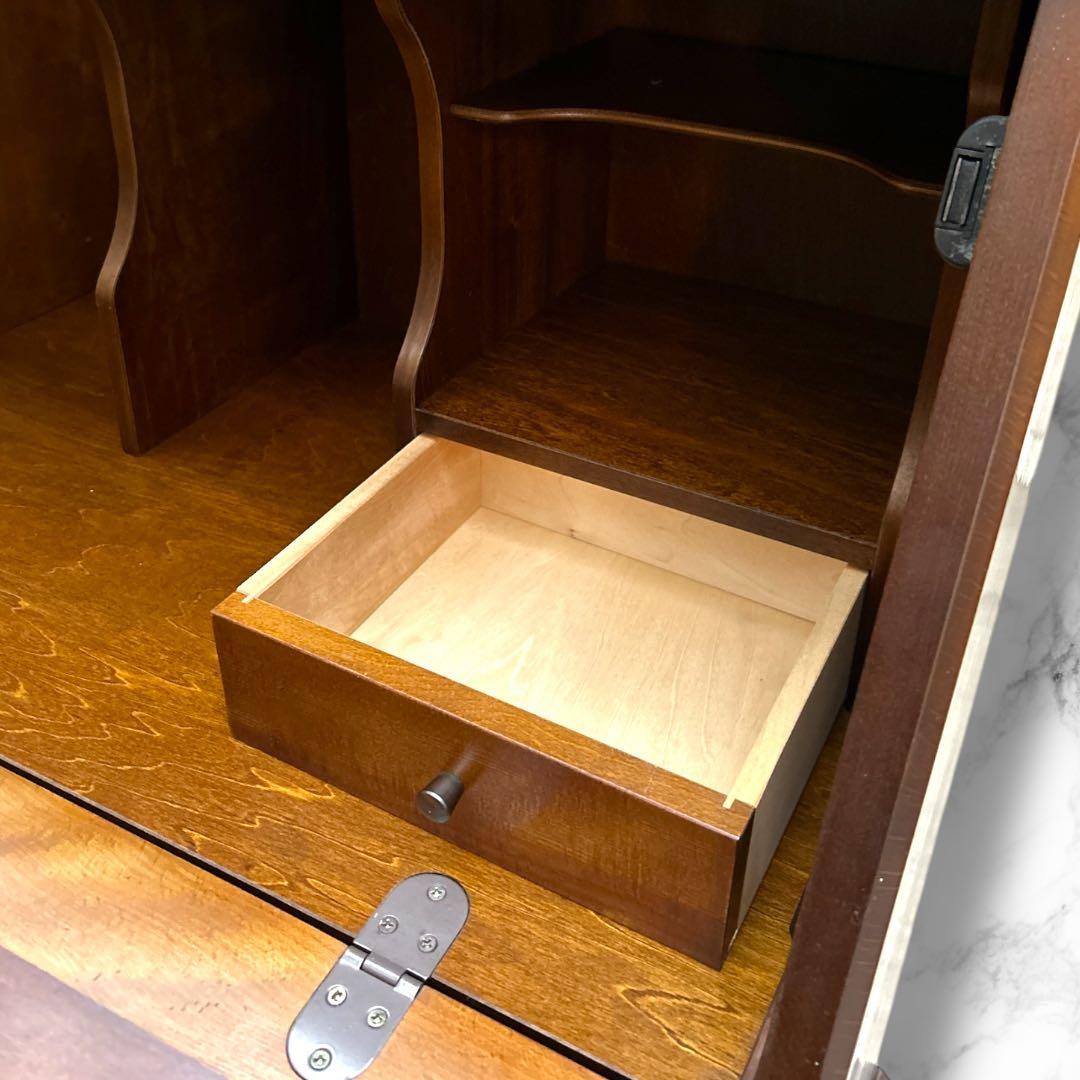 Karimoku カリモク ライティングディスク ダークブラウン コロニアル