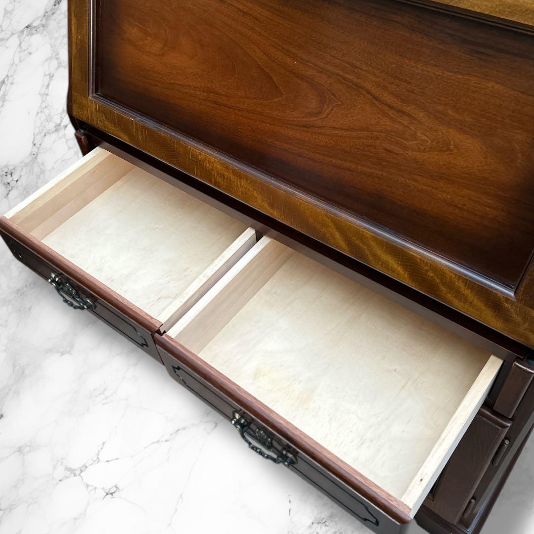 Karimoku カリモク ライティングディスク ダークブラウン コロニアル