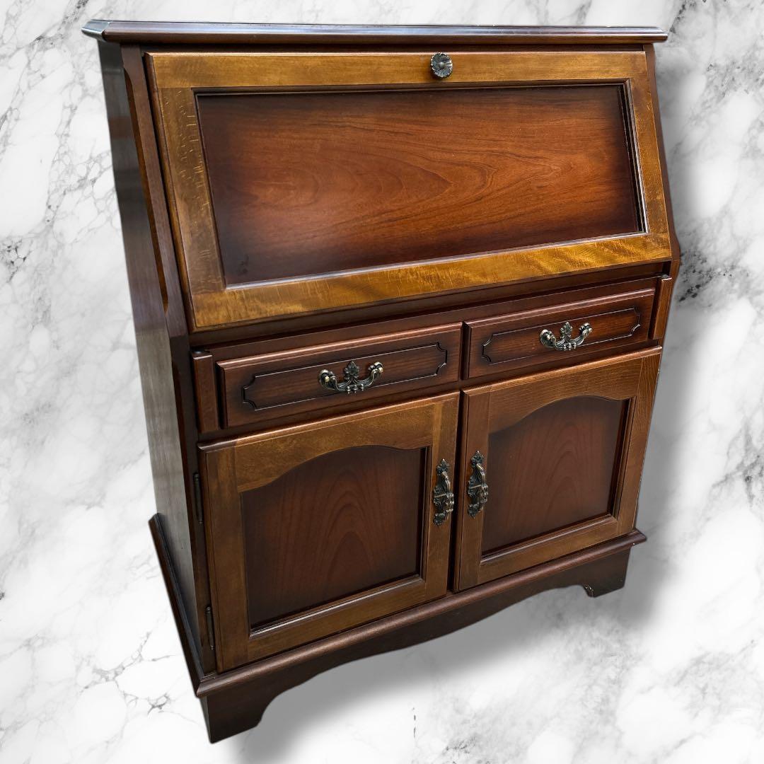 Karimoku カリモク ライティングディスク ダークブラウン コロニアル