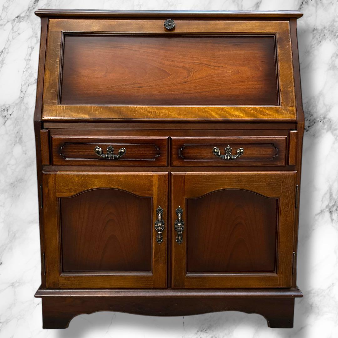 Karimoku カリモク ライティングディスク ダークブラウン コロニアル