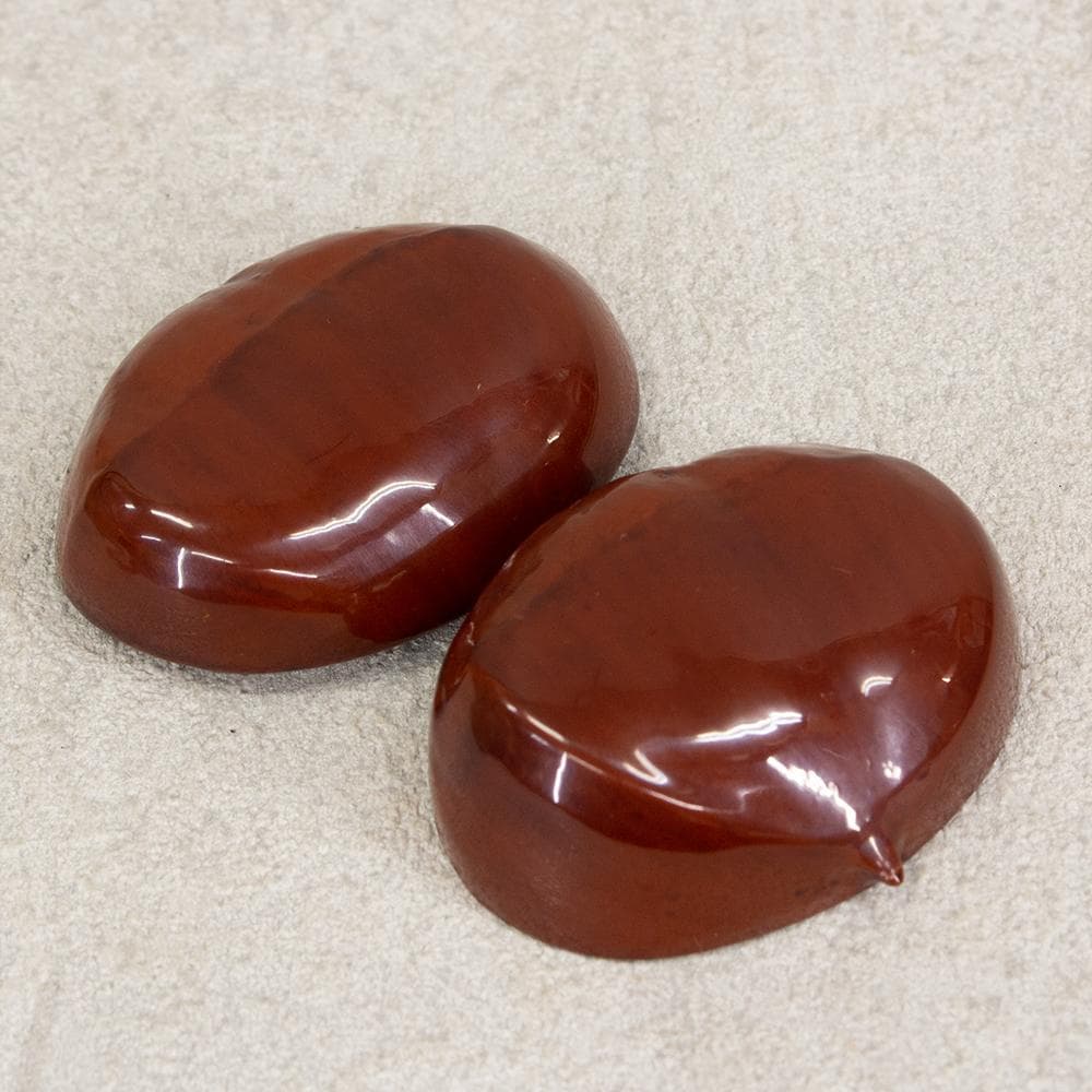 畦地多喜翁 栗 香合 内金 山中塗 香道具 茶道具 共箱