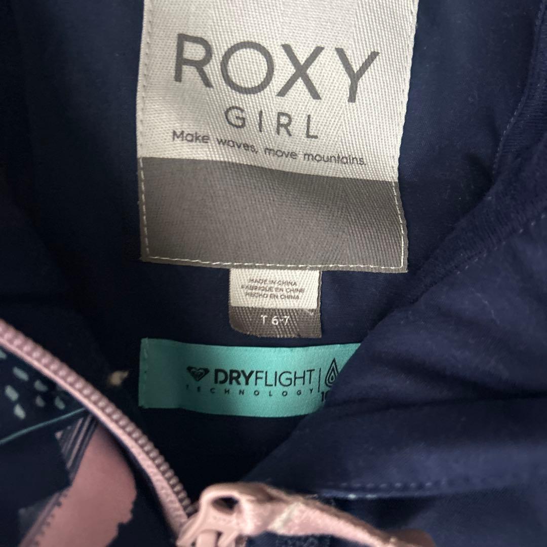 ROXY GIRL スキーウェアとグローブ120センチぐらい