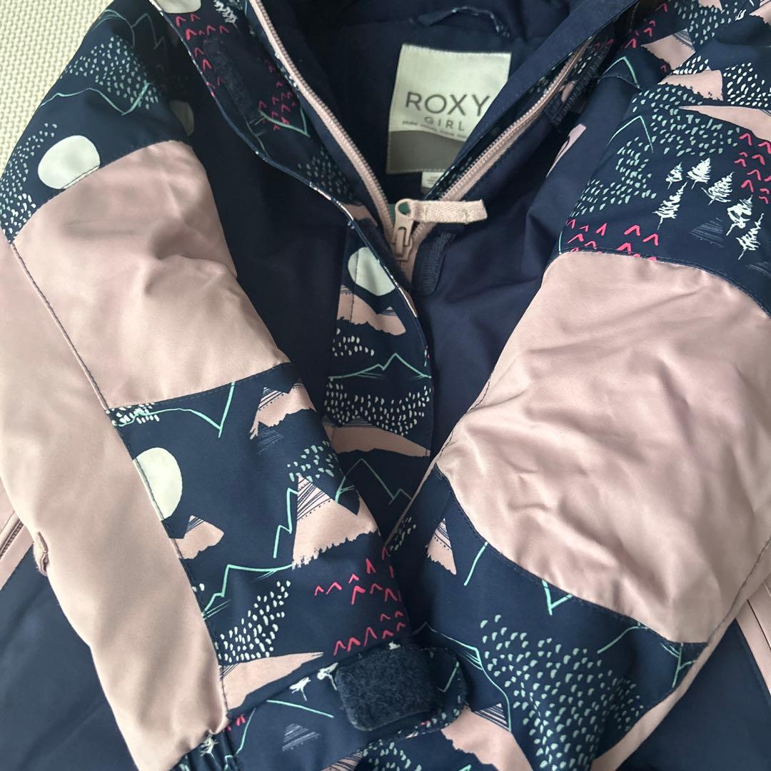 ROXY GIRL スキーウェアとグローブ120センチぐらい