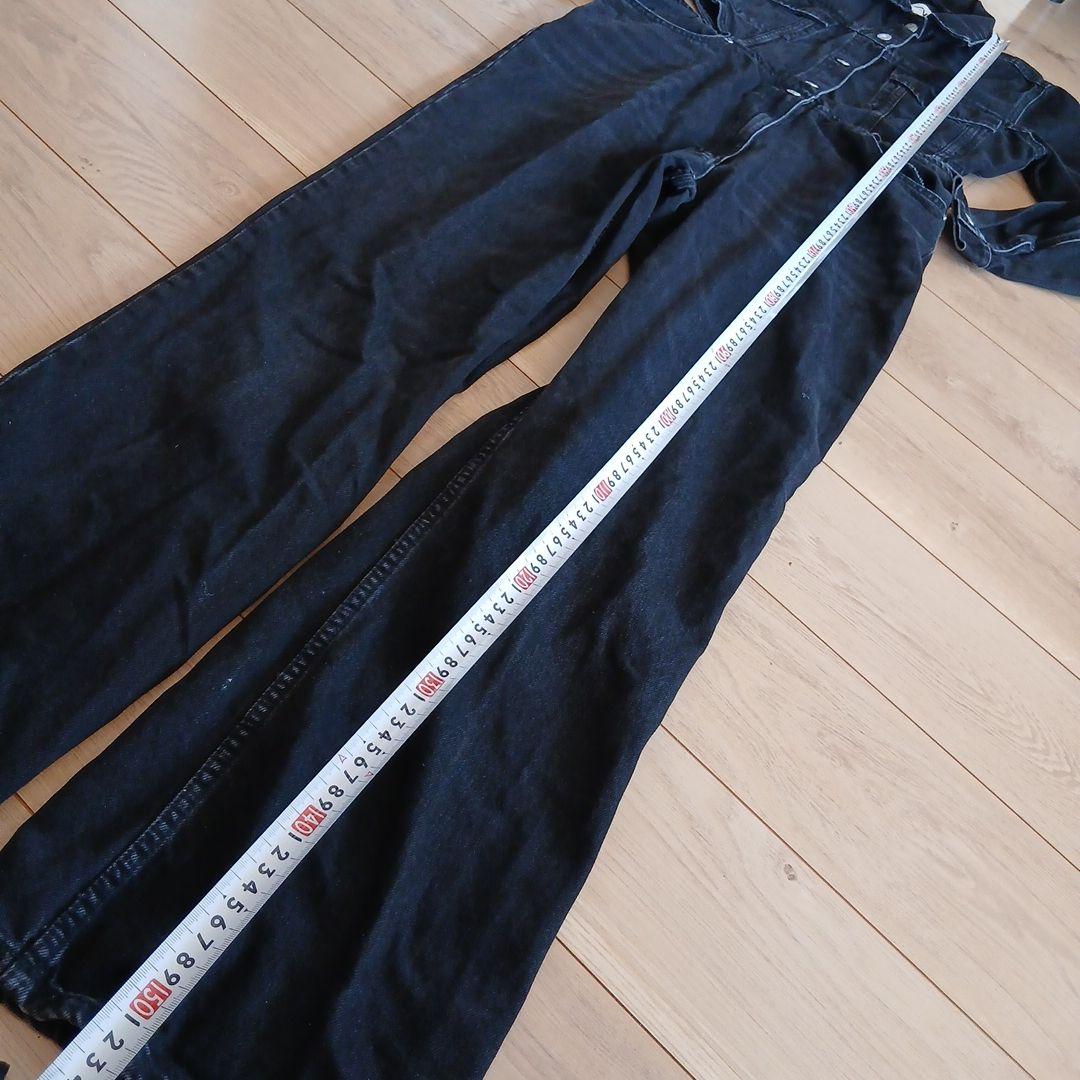 ZARA ダークブルー オールインワン