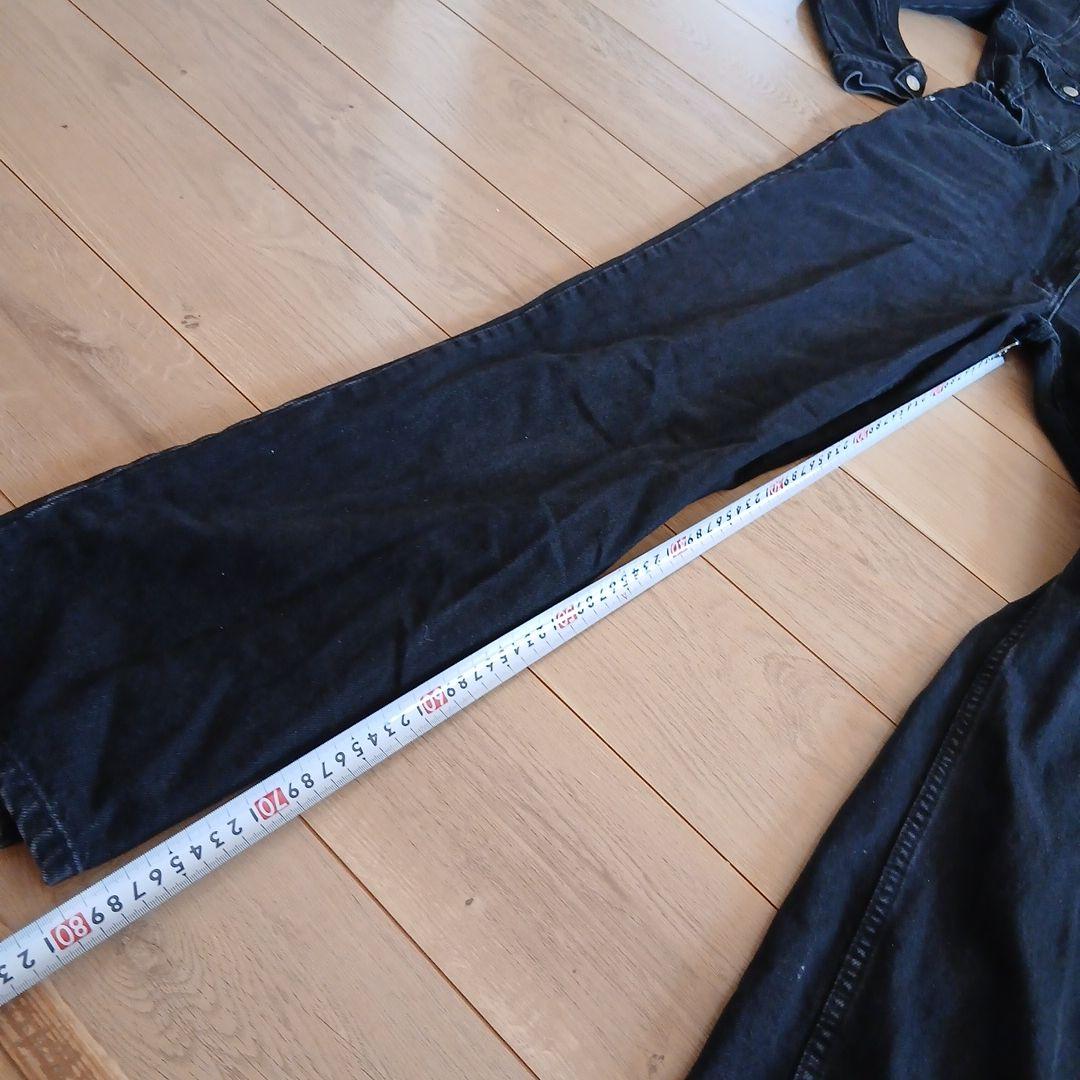 ZARA ダークブルー オールインワン