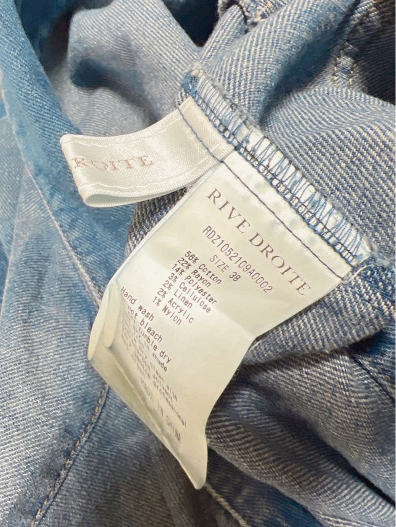 RIVE DROITE オールインワン デニムジャンプスーツ レディース