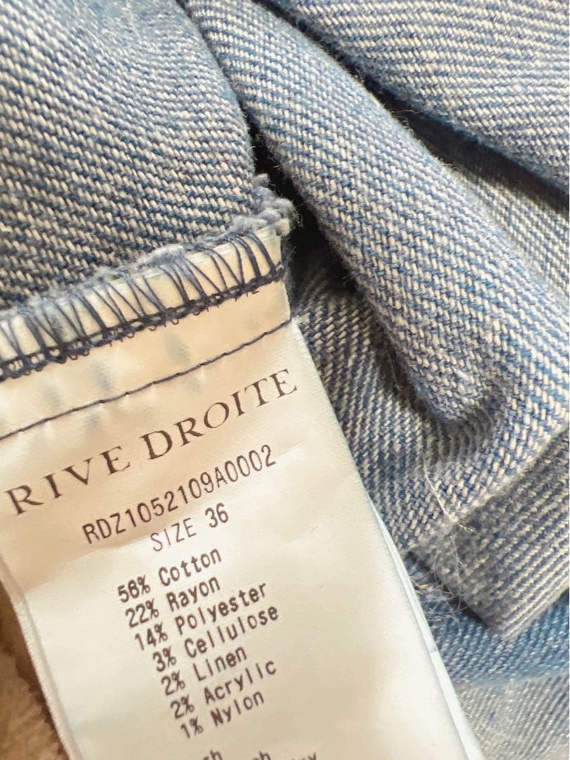 RIVE DROITE オールインワン デニムジャンプスーツ レディース