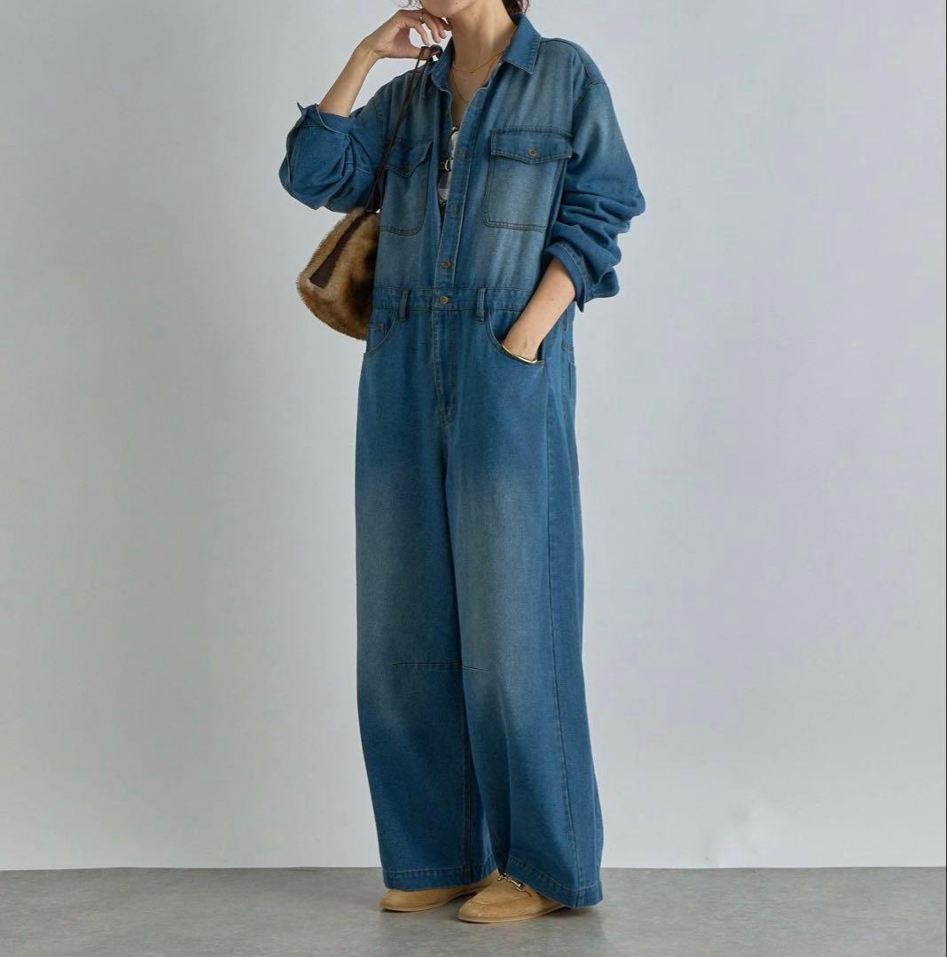 RIVE DROITE オールインワン デニムジャンプスーツ レディース