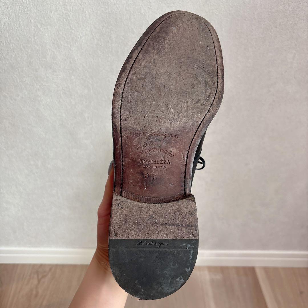 フェラガモ　革靴　メンズシューズ　サドルシューズ　メンズ　6