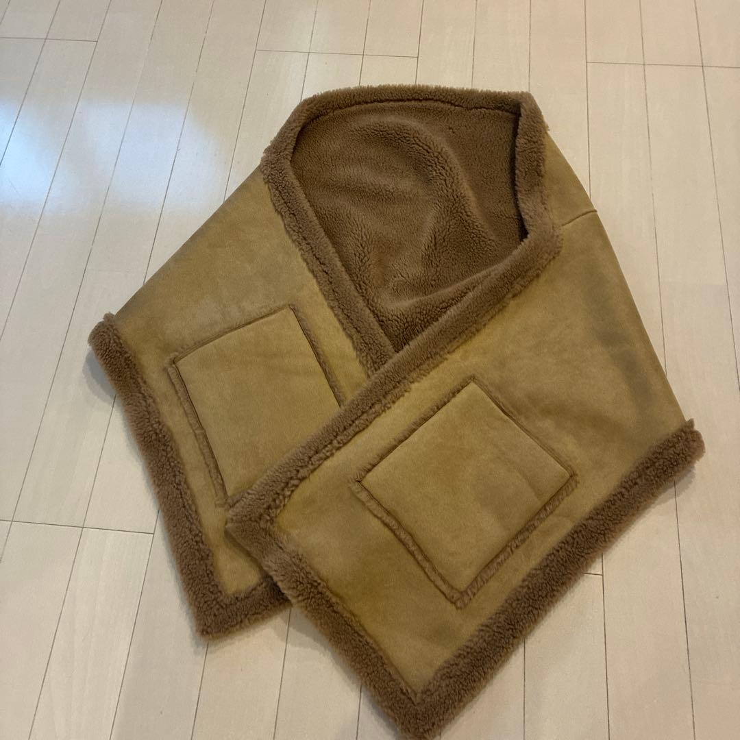 QTUMEボア&スウェード　シャール