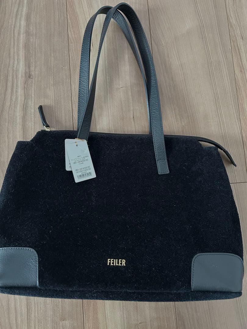 FEILER フェイラー ユニ トートバック ブラック