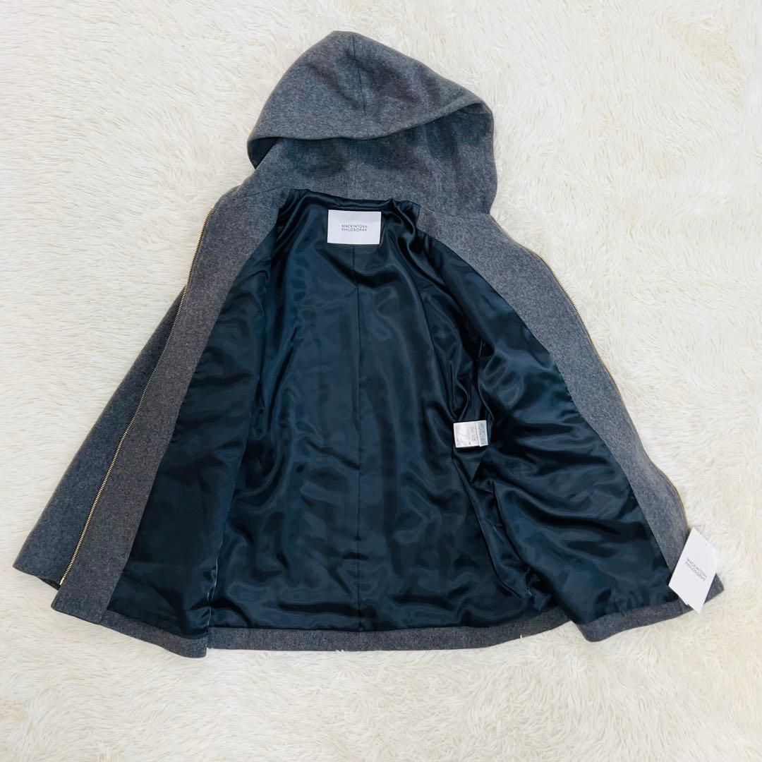 新品タグ　25aw マッキントッシュフィロソフィー　ショートビーバーフードコート