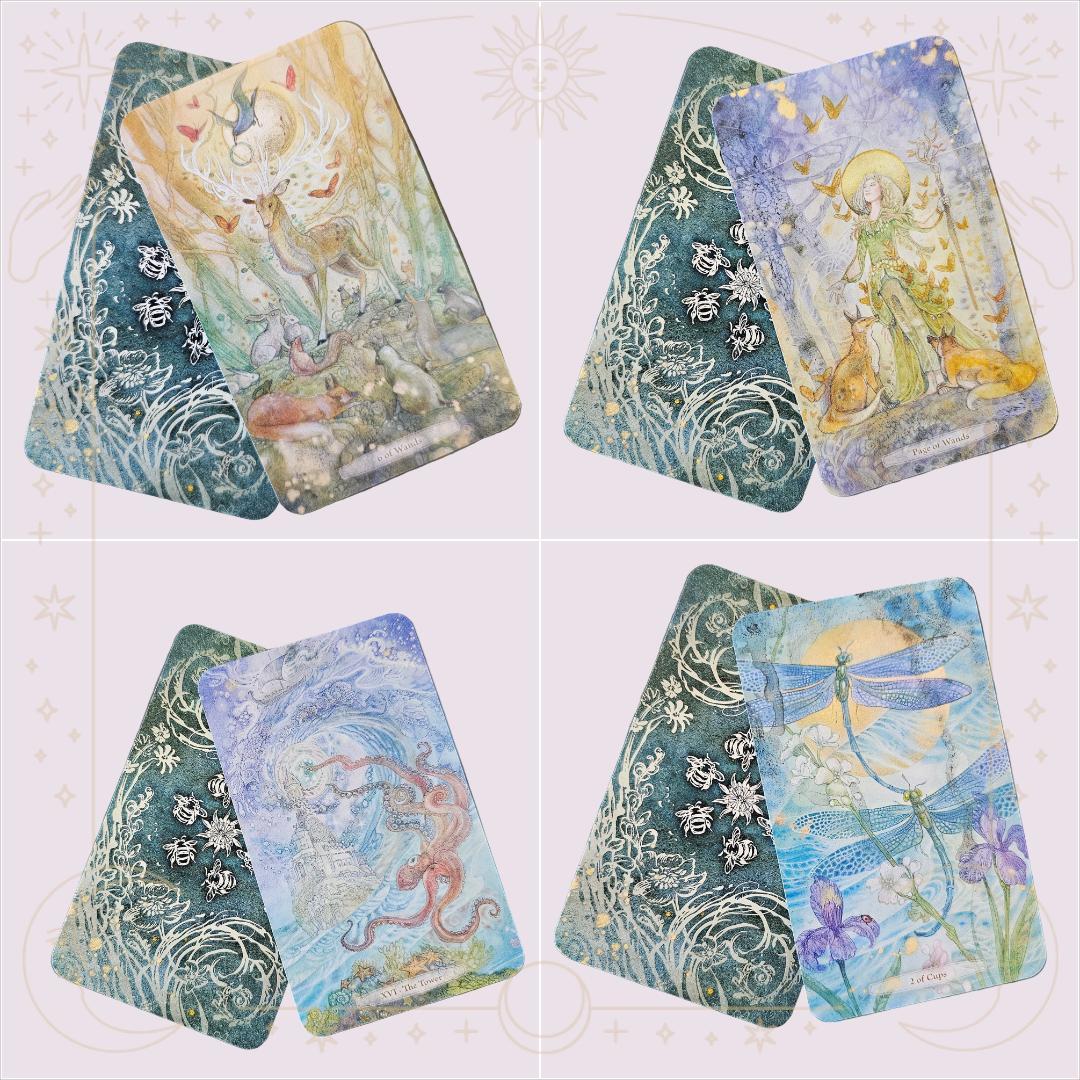 【正規品タロットカード】人気作者の繊細なアート作品✨生命力あふれる緑のデッキ