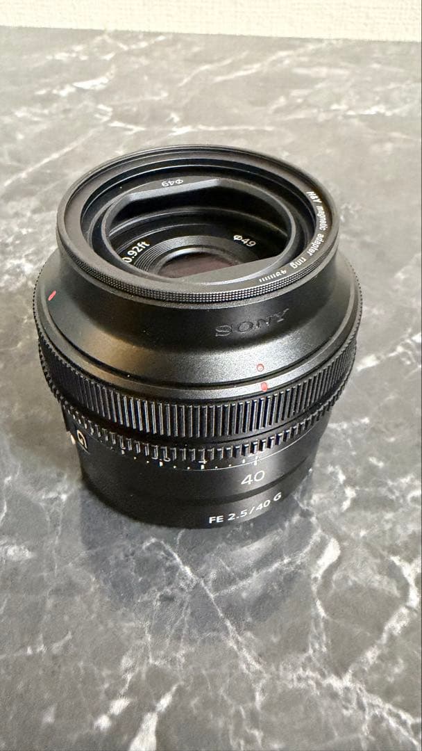 【ほぼ新品】Sony FE 40mm F2.5 G レンズ 本体
